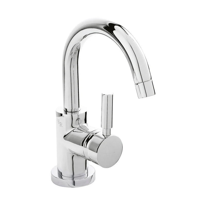 Hudson Reed Tec Single Lever Mini Mono Basin Mixer Contemp Chrome Brass,plastic 220x55x168mm