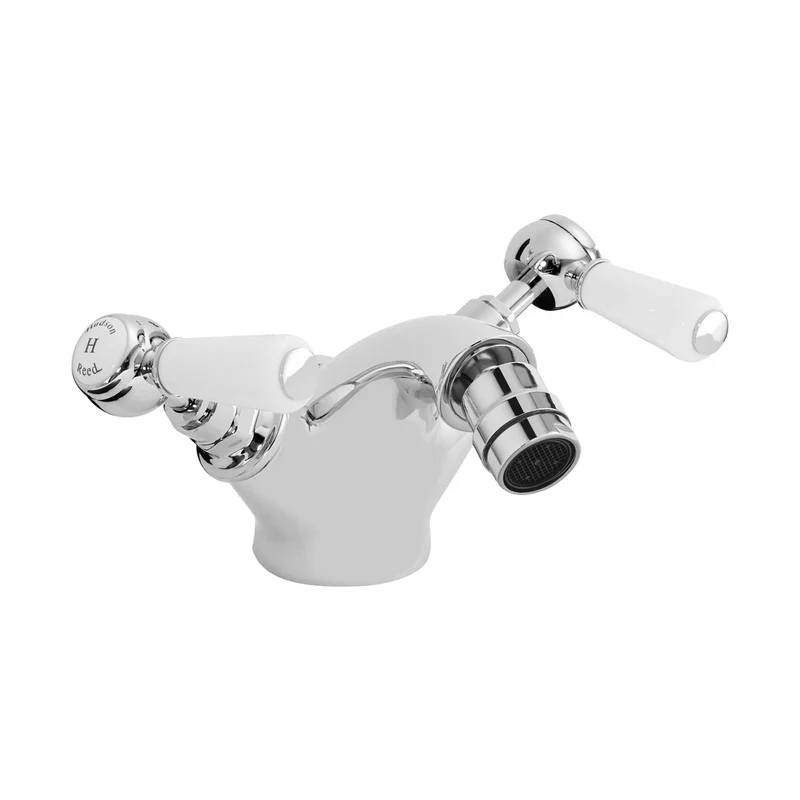 Hudson Reed Topaz Bidet Tap Trad Chrome Brass 130x173x130mm - BC306HL