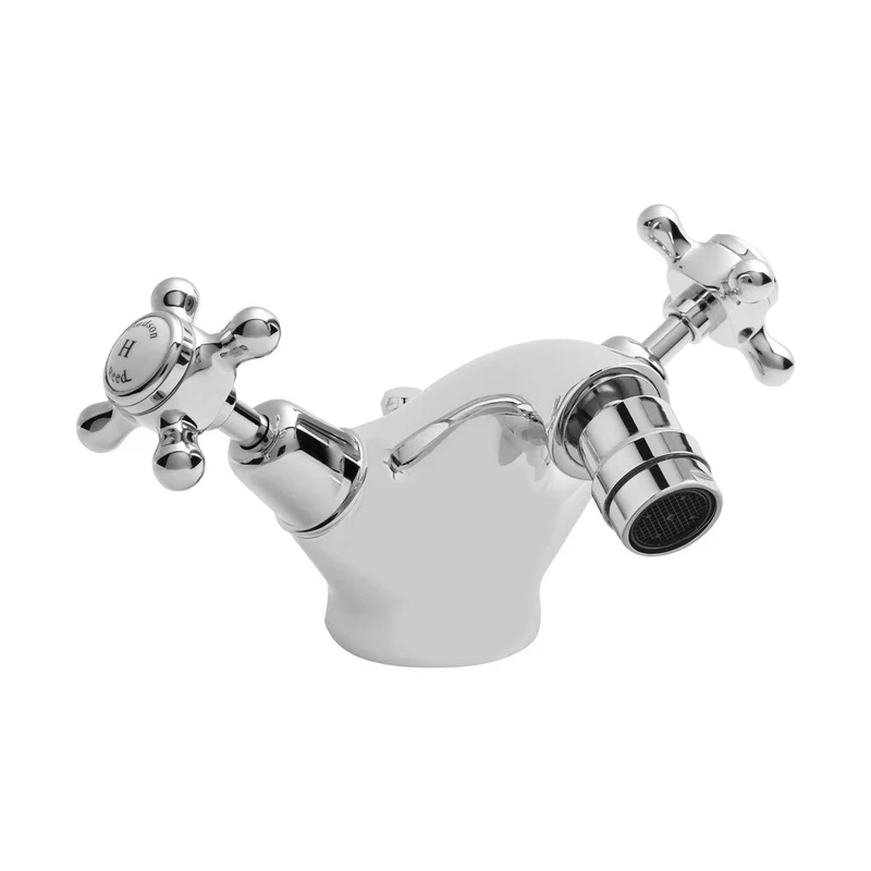 Hudson Reed Topaz Bidet Tap Trad Chrome Brass 97x197x130mm - BC306DX