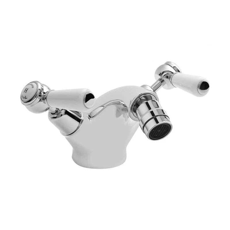 Hudson Reed Topaz Bidet Tap Trad Chrome Brass 130x173x130mm - BC306DL