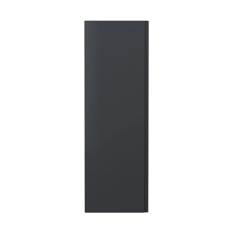 Hudson Reed Urban Tall Unit Contemp Soft Black MFC Painted Matt 1200x400x255mm