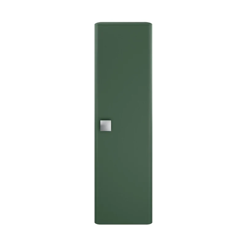 Hudson Reed Sarenna Tall Wall Hung Unit Contemp Hunter Green MFC Smooth Matt 1200x350x250mm