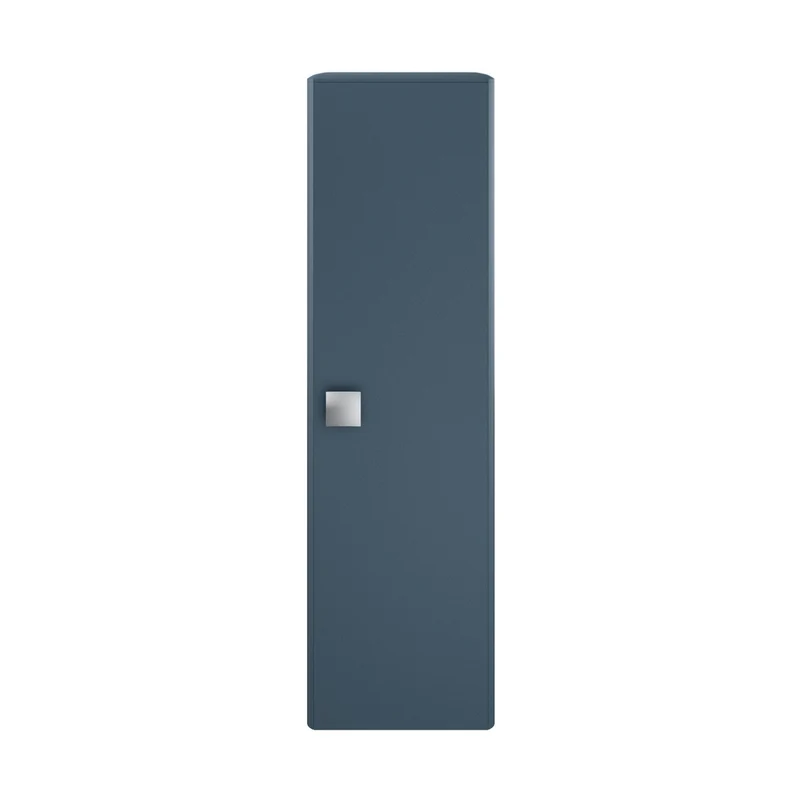 Hudson Reed Sarenna Tall Wall Hung Unit Contemp Mineral Blue MFC Smooth Matt 1200x350x250mm