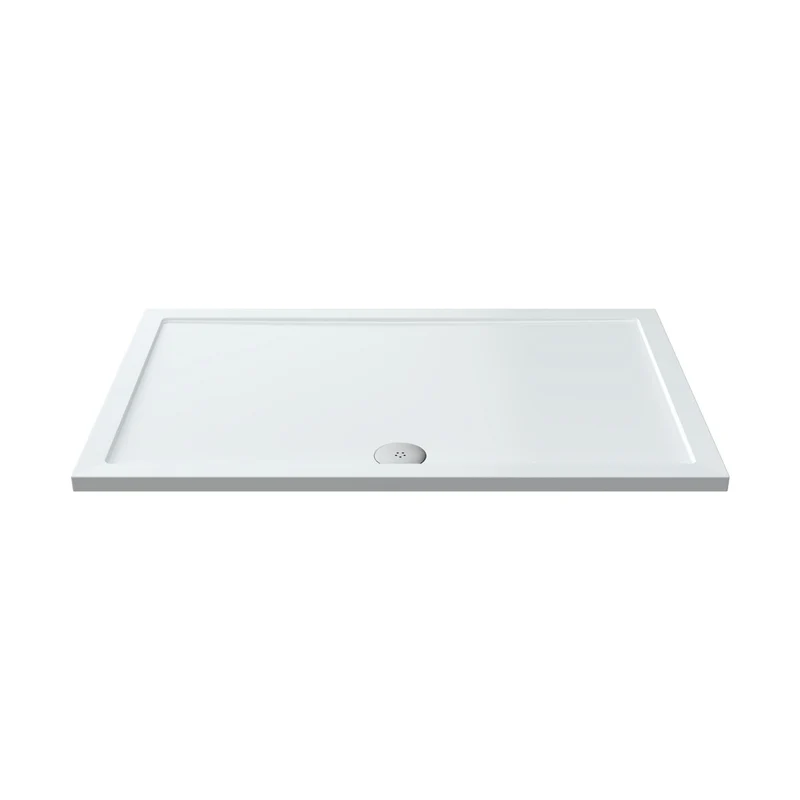Hudson Reed Rectangular Trays Rectangular Shower Tray 1400 X 900mm Contemp White Acrylic Capped Abs Caco3 And Pu