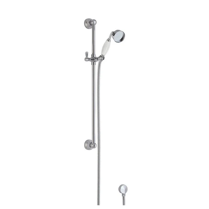 Hudson Reed Shower Slide Rail Kits Slider Rail Kit Trad Chrome Brass Abs 750x70x150mm - A3211
