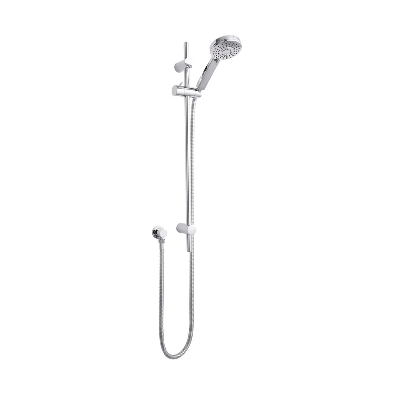 Hudson Reed Shower Slide Rail Kits Water Saving Slide Rail Kit Contemp Chrome Brass Abs