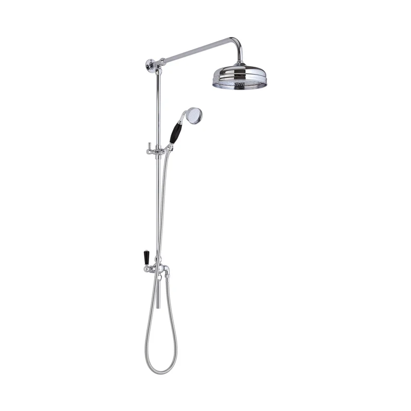 Hudson Reed Rigid Riser Kits Rigid Riser Kit Trad Chrome Brass Abs 1300x200x507mm