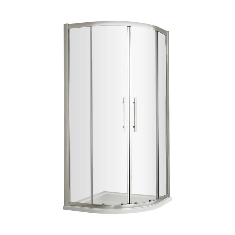 Hudson Reed Apex 900mm Quadrant Contemp Chrome Aluminium,metal 1900x880x880mm - M900Q-E8