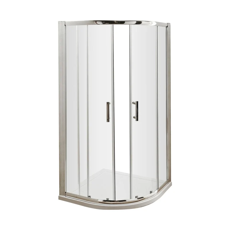 Hudson Reed Pacific 900mm Quadrant Contemp Chrome Aluminium,metal 1850x880x880mm - AQU9