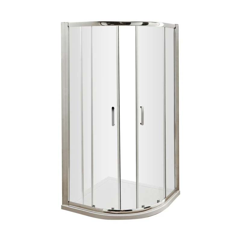 Hudson Reed Pacific 1000mm Quadrant Contemp Chrome Aluminium,metal 1850x980x980mm - AQU10H3