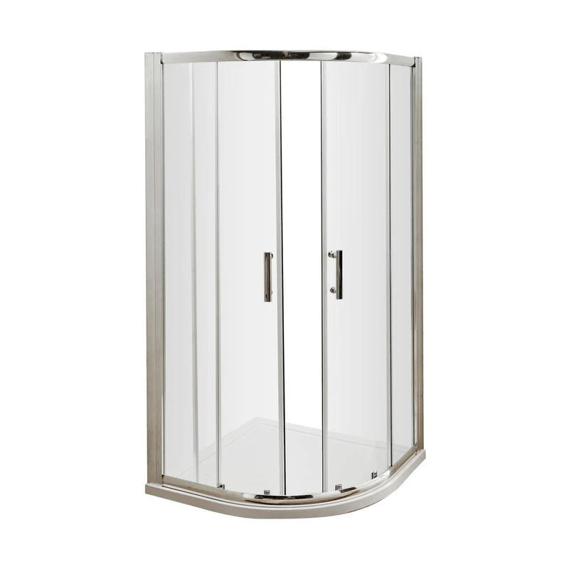 Hudson Reed Pacific 1000mm Quadrant Contemp Chrome Aluminium,metal 1850x980x980mm - AQU10