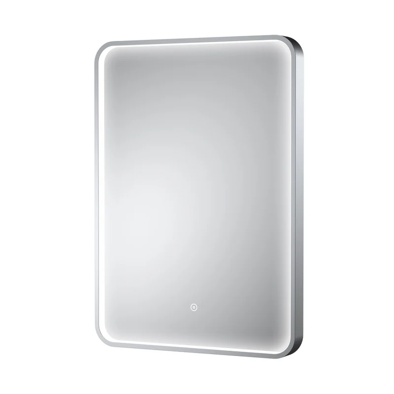 Hudson Reed Pictor Polished Chrome Frame Led Mirror - 700 X 500mm Contemp Aluminium 700x500x47mm