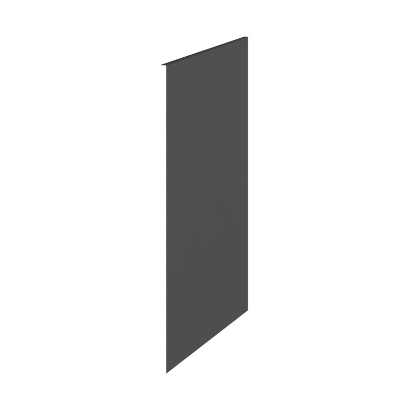 Hudson Reed Fusion Decorative End Panel Contemp Gloss Grey MFC Painted Gloss 864x370x18mm