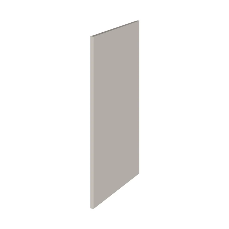 Hudson Reed Fusion Decorative End Panel Contemp Pebble Grey MFC Textured Woodgrain 864x370x18mm