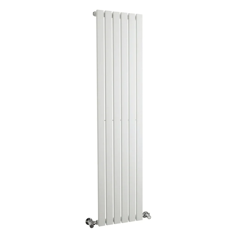 Hudson Reed Sloane Single Panel Designer Radiator Contemp White Steel 1500x354x57mm