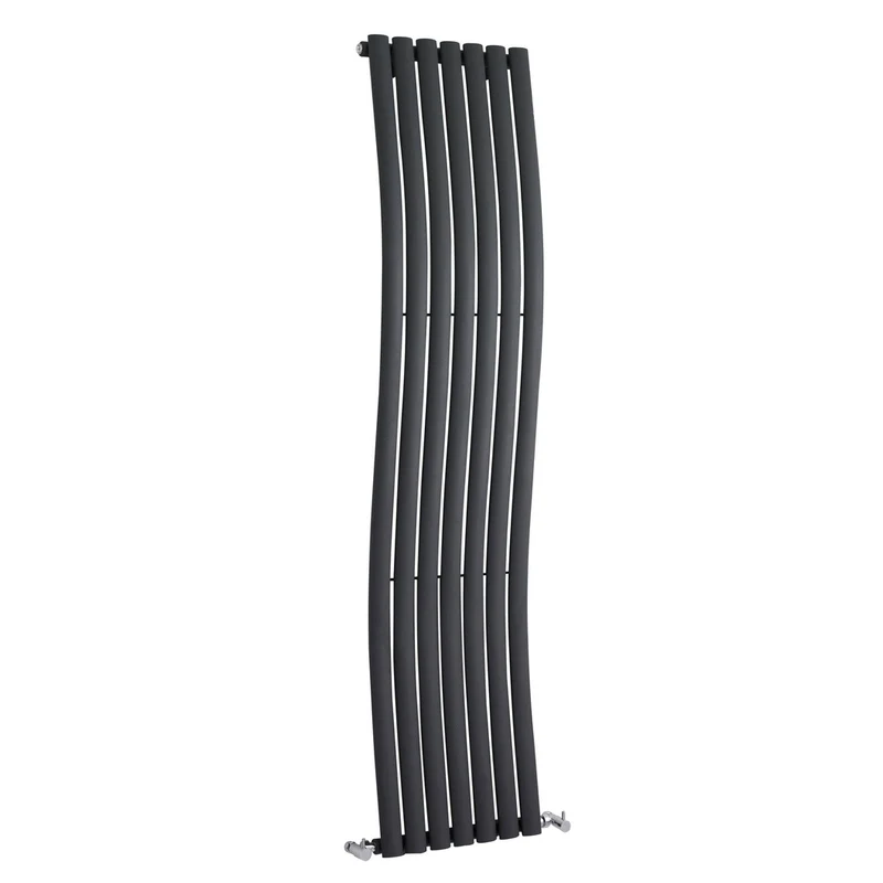 Hudson Reed Revive Designer Radiator Contemp Anthracite Steel 1785x413x90mm