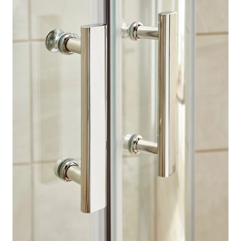 Hudson Reed Pacific 1700mm Single Sliding Door Contemp Chrome Aluminium,metal 1850x1690x44mm - AQSL17