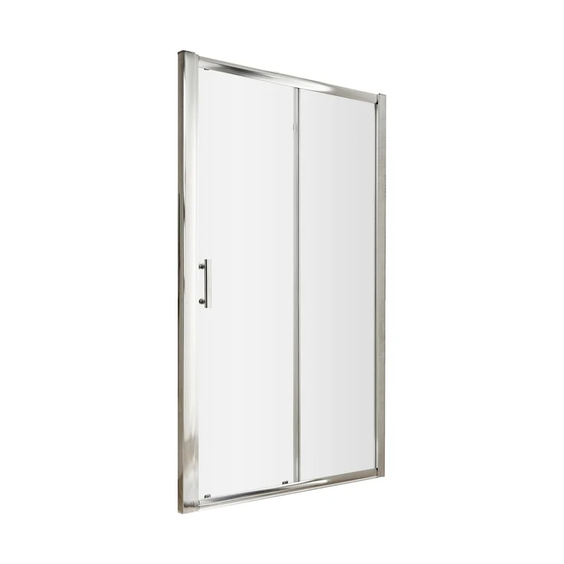 Hudson Reed Pacific 1000mm Single Sliding Door Contemp Chrome Aluminium,metal 1850x990x44mm - AQSL10