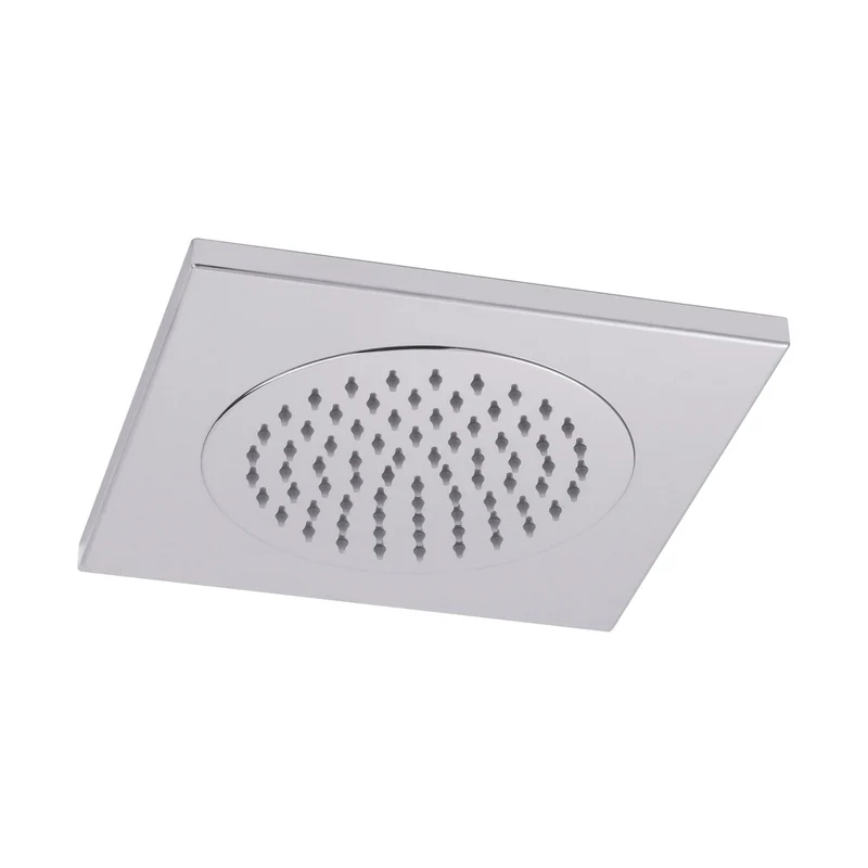 Hudson Reed Fixed Heads Ceiling Tile Fixed Head Contemp Chrome Stainless Steel 72x270x270mm