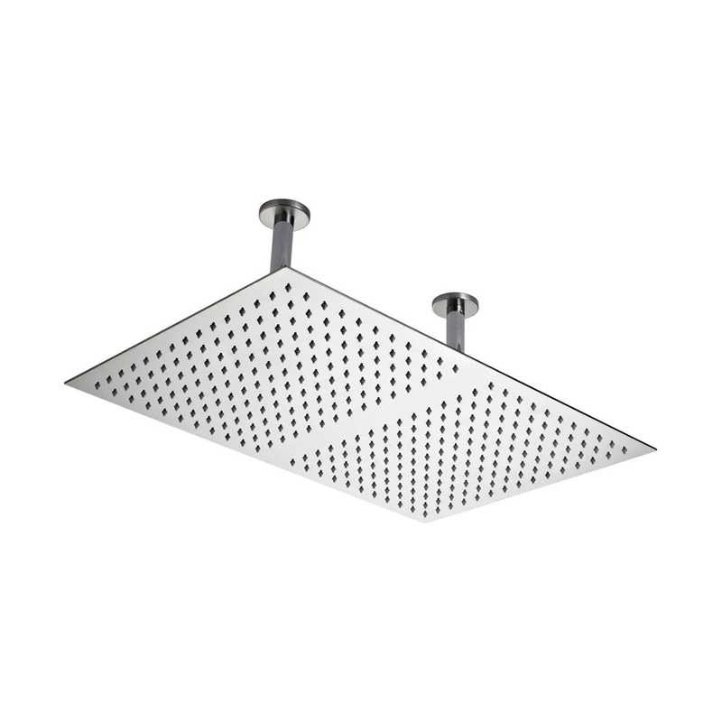 Hudson Reed Fixed Heads Ceiling-mounted Fixed Head Contemp Chrome Stainless Steel 220x400x600mm