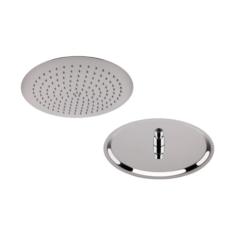 Hudson Reed Fixed Heads Fixed Head Contemp Chrome Stainless Steel 56x300x300mm