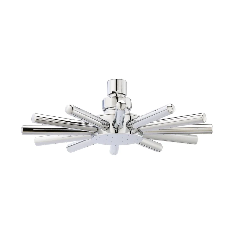 Hudson Reed Fixed Heads Fixed Head Contemp Chrome Brass 80x230x230mm