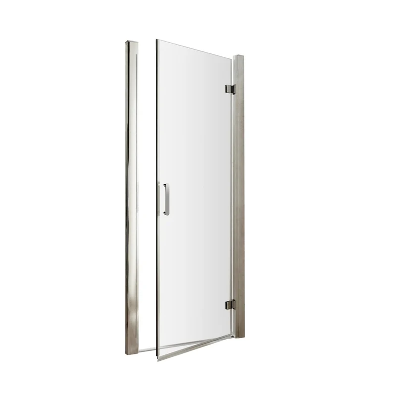 Hudson Reed Pacific 900mm Hinged Door Contemp Chrome Aluminium,metal 1850x890x44mm - AQHD90H3