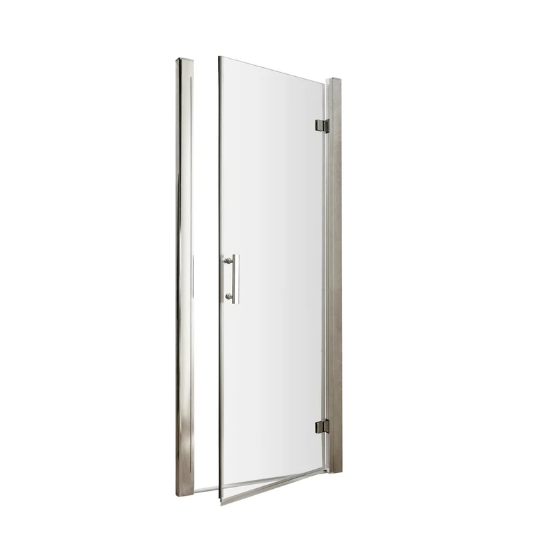 Hudson Reed Pacific 900mm Hinged Door Contemp Chrome Aluminium,metal 1850x890x44mm - AQHD90