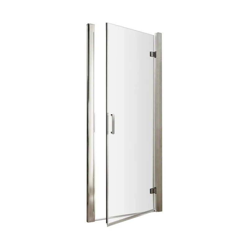 Hudson Reed Pacific 700mm Hinged Door Contemp Chrome Aluminium,metal 1850x690x44mm - AQHD70H3