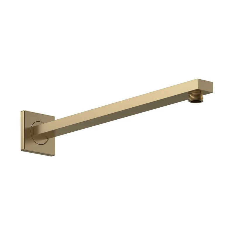 Hudson Reed Shower Arms Wall-mounted Arm Contemp Brushed Brass Brass 62x62x410mm