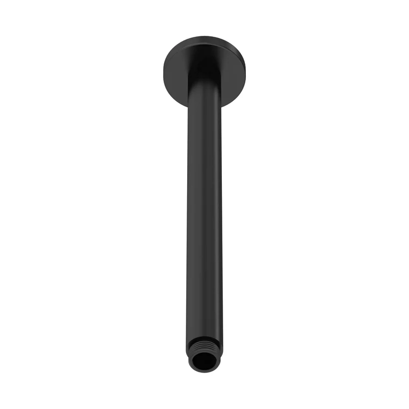 Hudson Reed Shower Arms Ceiling-mounted Arm Contemp Matt Black Brass 380x60x60mm