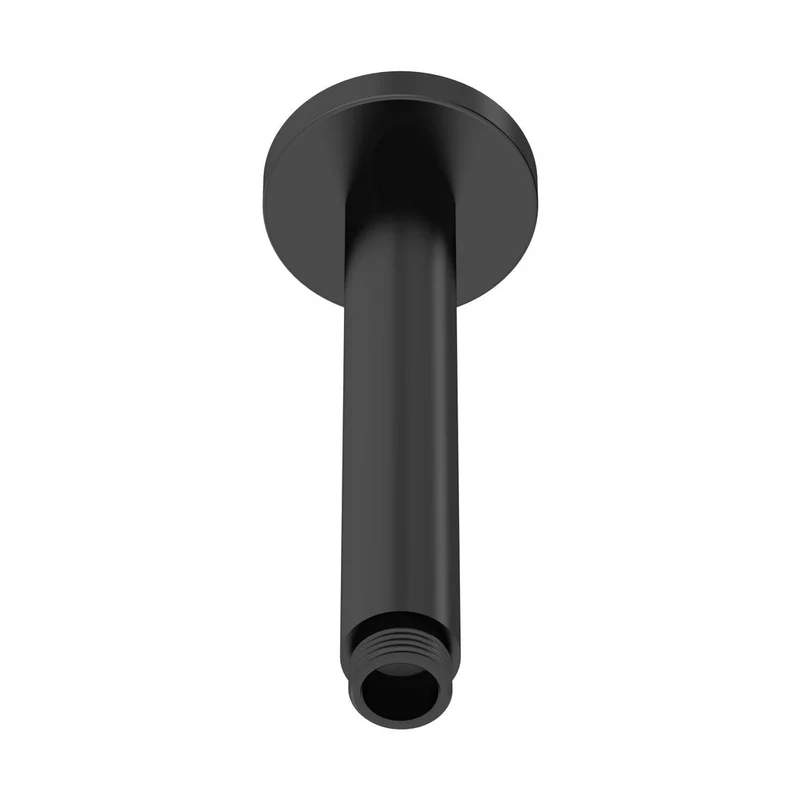 Hudson Reed Shower Arms Wall-mounted Arm Contemp Matt Black Brass 225x63x63mm
