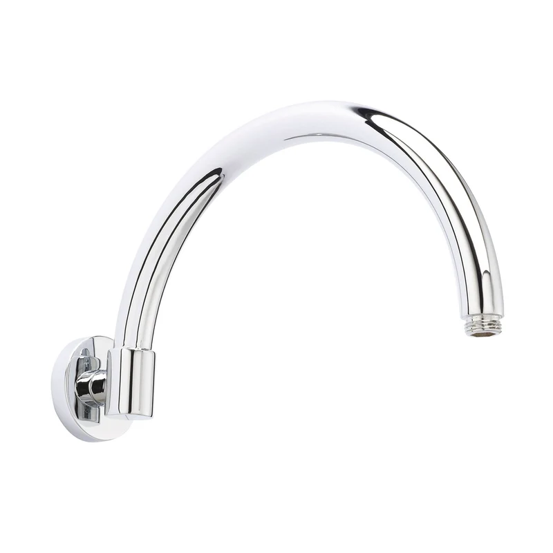Hudson Reed Shower Arms Wall-mounted Arm Trad Chrome Brass 180x60x343mm