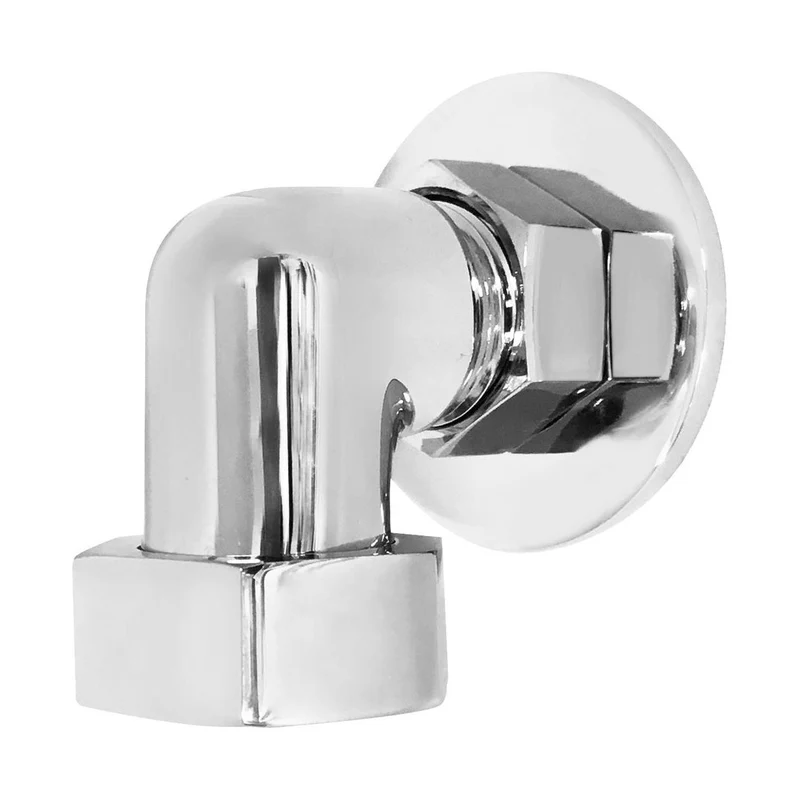 Hudson Reed Shower Parts Back To Wall Shower Elbow Trad Chrome Brass 45x30x49.5mm