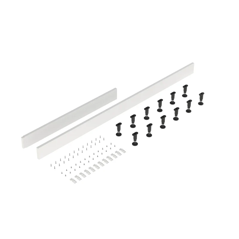 Hudson Reed Leg Sets And Plinths Leg Set & Plinth Kit (1700 &1000 Plinth) Contemp White Abs 12x105x12mm