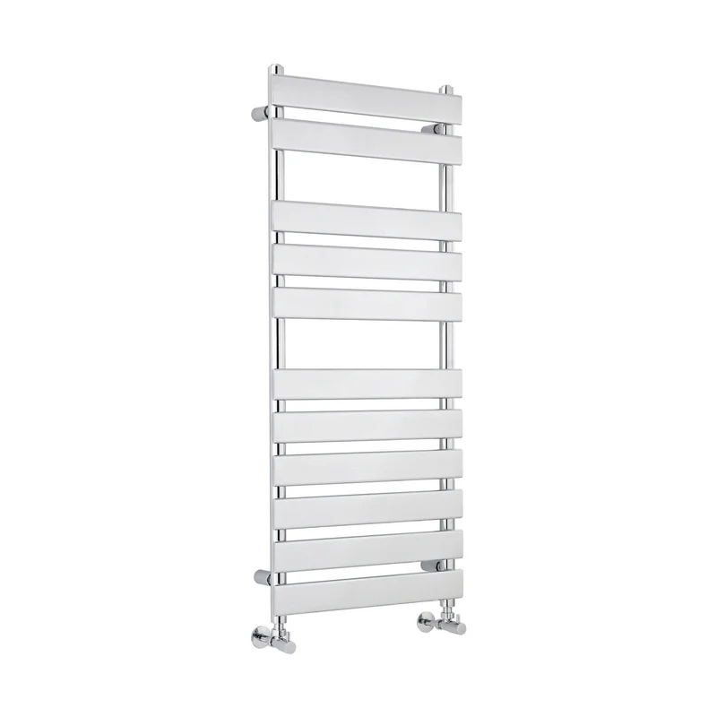 Hudson Reed Piazza Heated Towel Rail Contemp Chrome Steel 1200x500x59mm