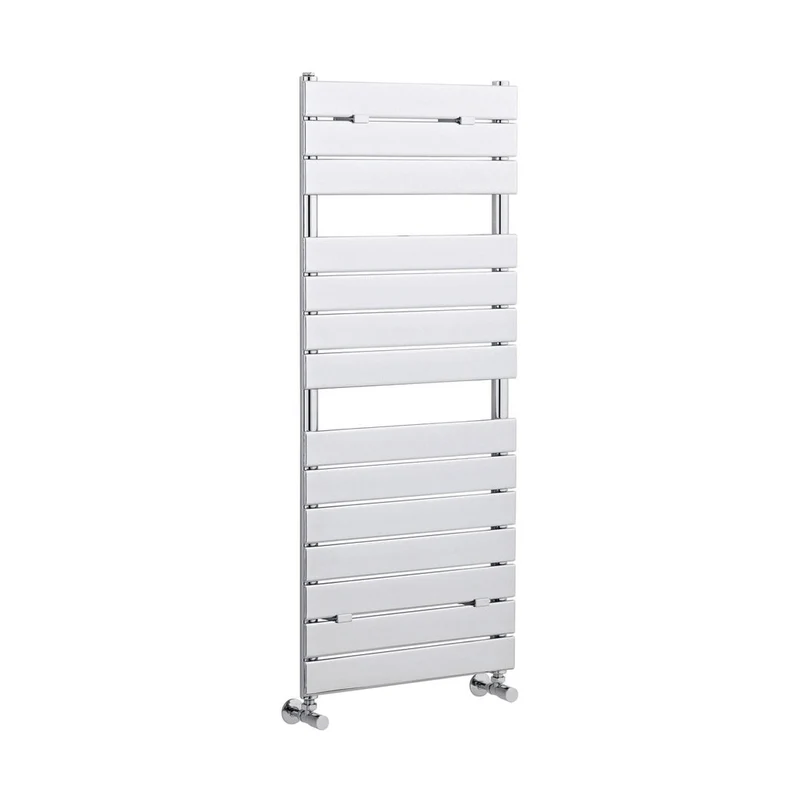 Hudson Reed Piazza Heated Towel Rail Contemp Chrome Steel 1213x500x45mm