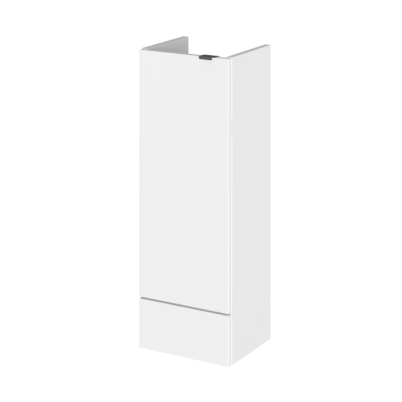Hudson Reed Fusion 300mm Base Unit - Compact Contemp Gloss White MFC Painted Gloss 864x300x255mm