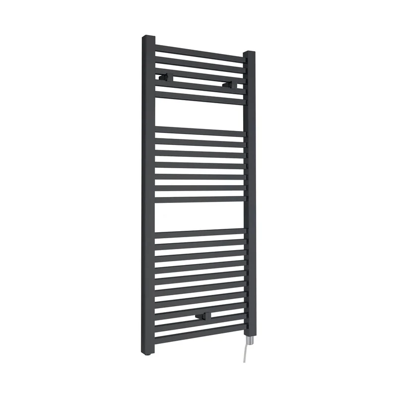 Hudson Reed Eton Electric Radiator Contemp Anthracite Steel 1100x500x30mm