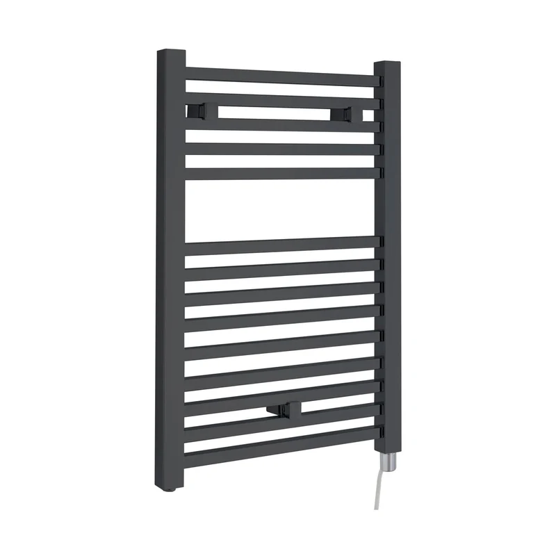 Hudson Reed Eton Electric Radiator Contemp Anthracite Steel 690x500x30mm