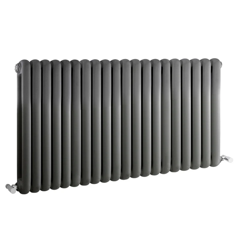 Hudson Reed Salvia Designer Radiator Contemp Anthracite Steel 635x1223x80mm