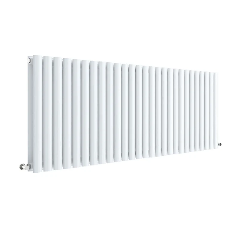 Hudson Reed Revive Horizontal Double Panel Radiator 600 X 1572 Contemp White High Gloss Steel 600x1572x78mm