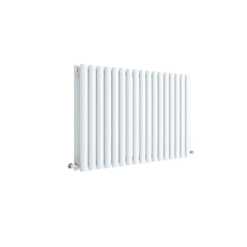 Hudson Reed Revive Horizontal Double Panel Radiator 600 X 992 Contemp White High Gloss Steel 600x992x78mm