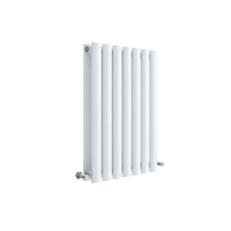 Hudson Reed Revive Horizontal Double Panel Radiator 600 X 412 Contemp White High Gloss Steel 600x412x78mm