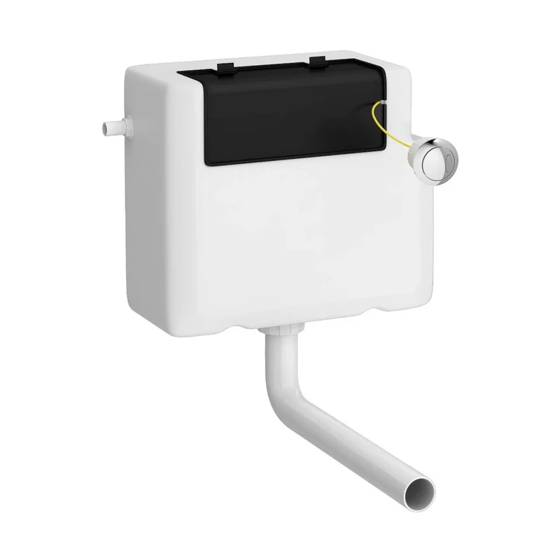 Hudson Reed Concealed Cisterns And Frames Universal Access Dual Flush Concealed Cistern Contemp White Polyethylene 296x340x142mm
