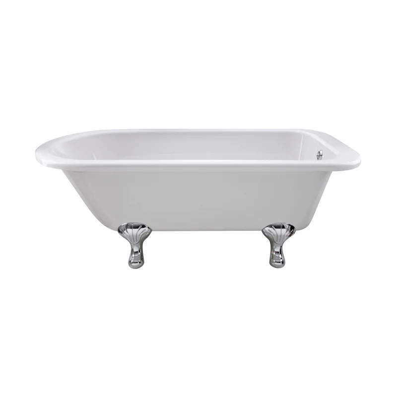 Hudson Reed Barnsbury Freestanding Bath - Corbel Leg Set (1700mm) Trad White Acrylic