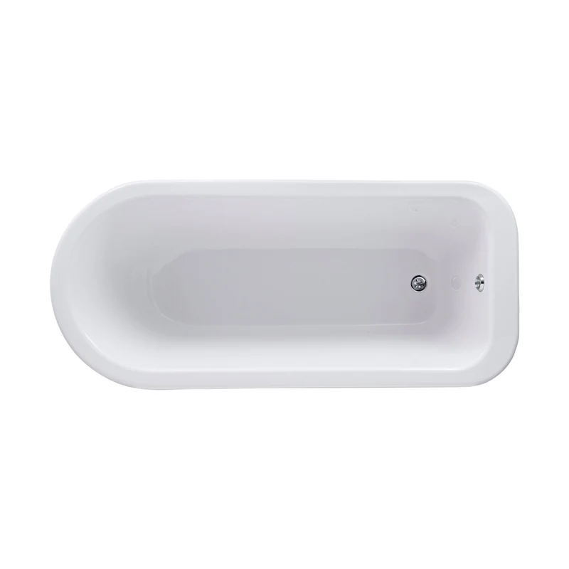 Hudson Reed Barnsbury Freestanding Bath - Corbel Leg Set (1700mm) Trad White Acrylic