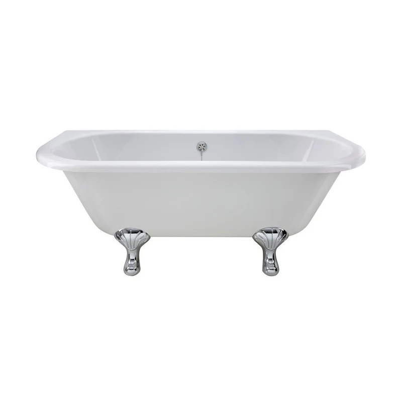 Hudson Reed Kenton Freestanding Bath - Corbel Leg Set (1700mm) Trad White Acrylic