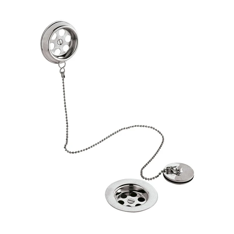 Hudson Reed Bath Wastes And Extras Bath Waste Contemp Chrome Brass 70x70x62mm - E347