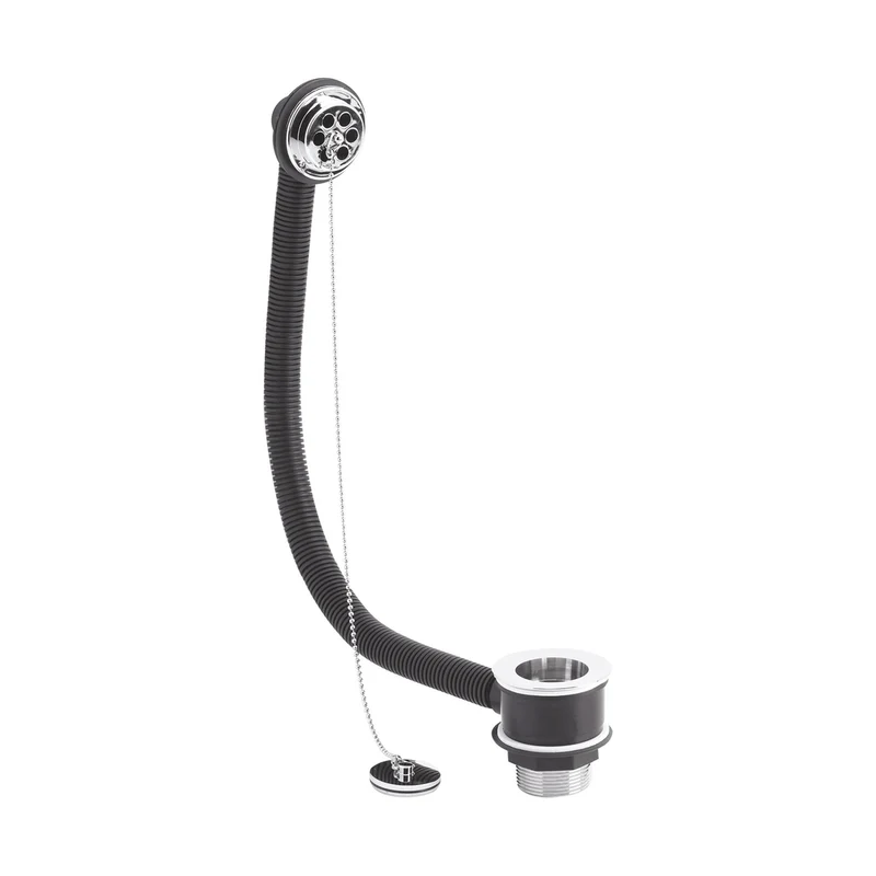 Hudson Reed Bath Wastes And Extras Bath Waste Contemp Chrome Brass Abs 74x70x70mm